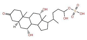7alpha,12alpha,24-Trihydroxy-5alpha-cholan-3-one-24-sulfate
